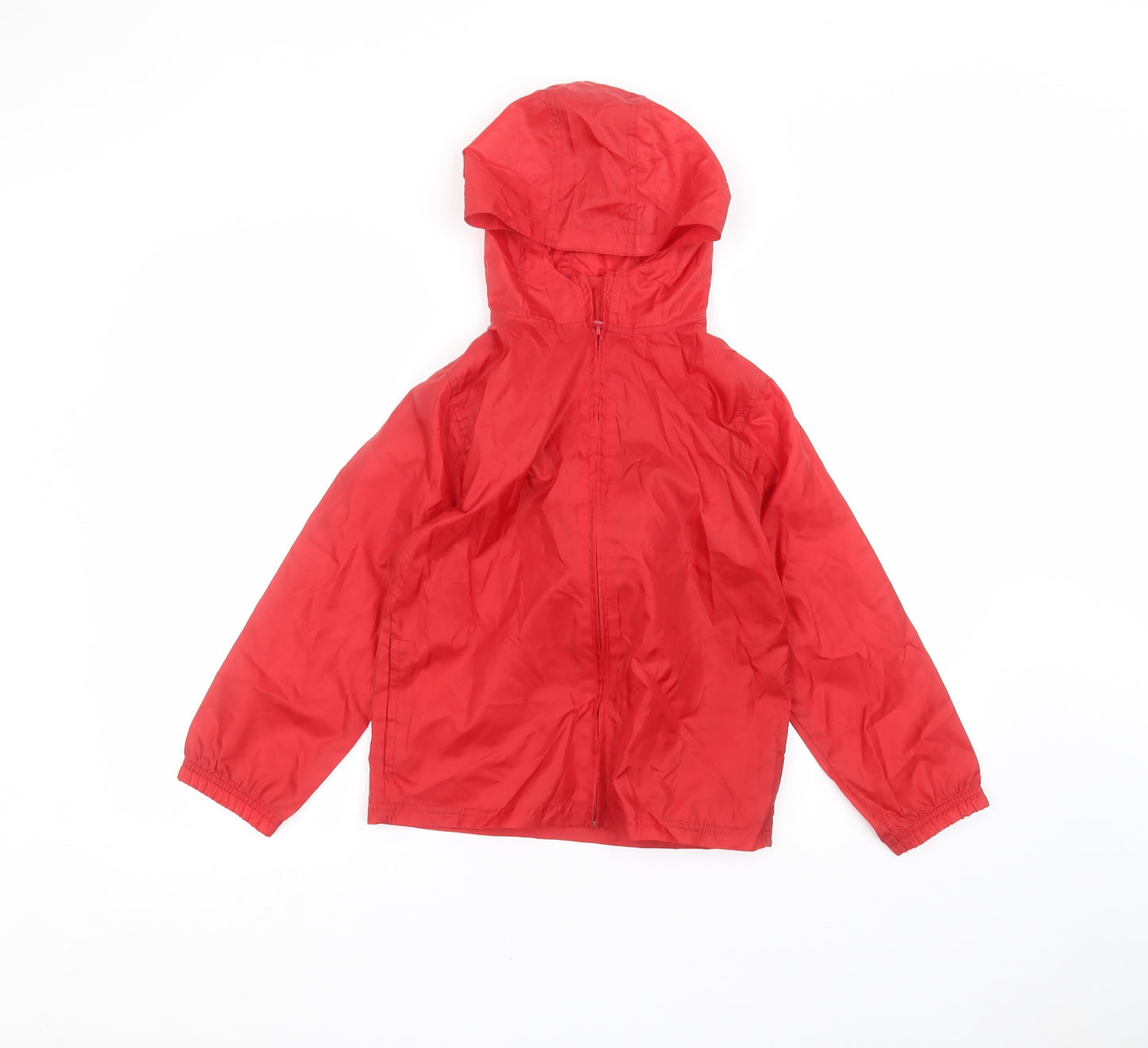 TU Girls Red   Rain Coat Coat Size 7-8 Years