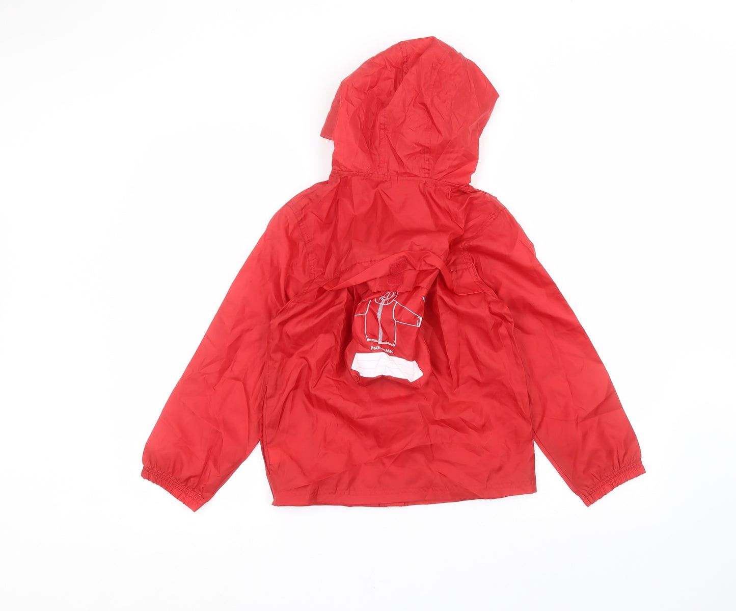 TU Girls Red   Rain Coat Coat Size 7-8 Years