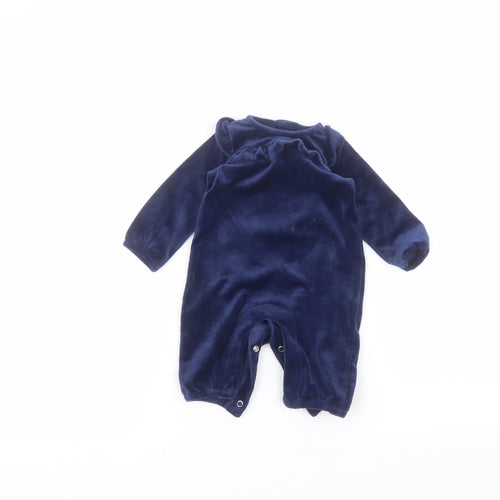 TU Baby Blue   Coverall One-Piece Size 0-3 Months
