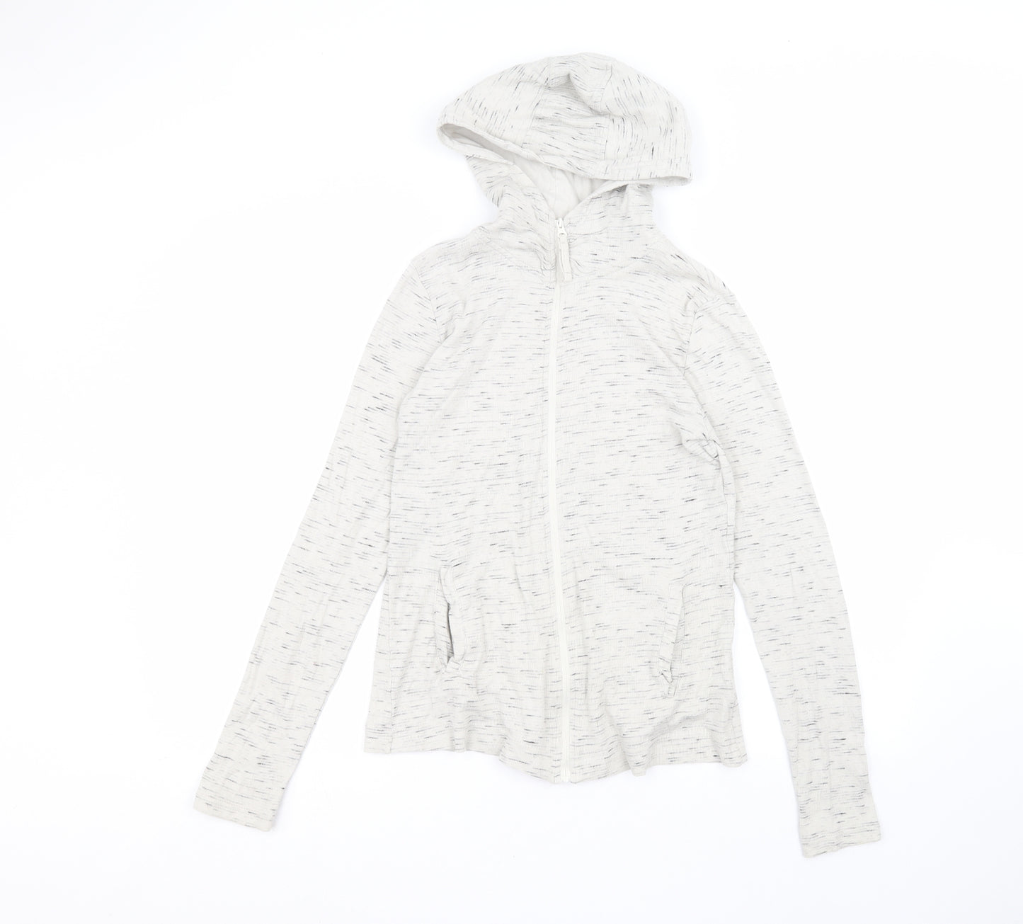Mountain Warehouse Womens White   Full Zip Hoodie Size 8