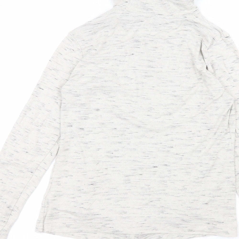 Mountain Warehouse Womens White   Full Zip Hoodie Size 8