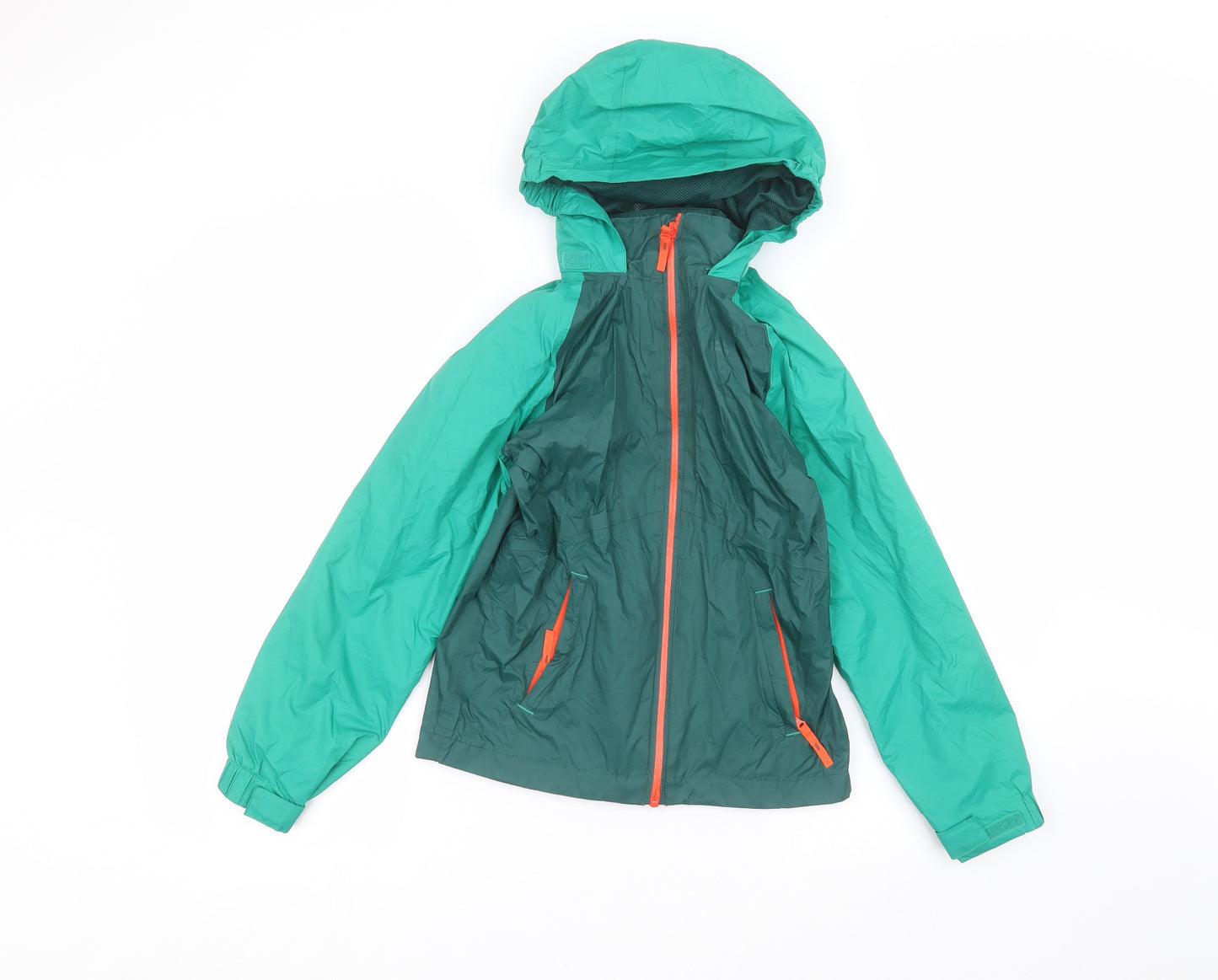 Mountain Warehouse Boys Green   Rain Coat Coat Size 9-10 Years