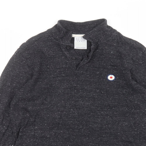 Putney Bridge Mens Black   Pullover Jumper Size S
