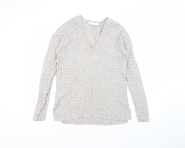 John Lewis Womens Brown Pullover Jumper Size 8
