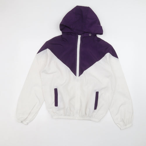 Preworn Womens White   Rain Coat Coat Size XL