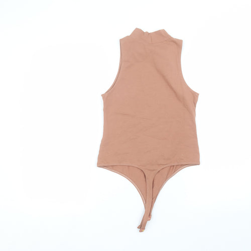 ASOS Womens Brown   Bodysuit One-Piece Size 10