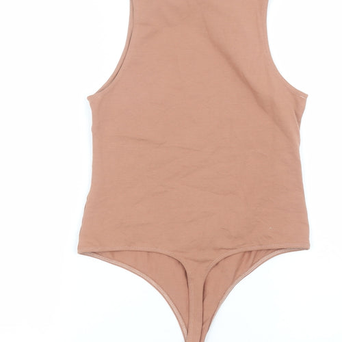ASOS Womens Brown   Bodysuit One-Piece Size 10