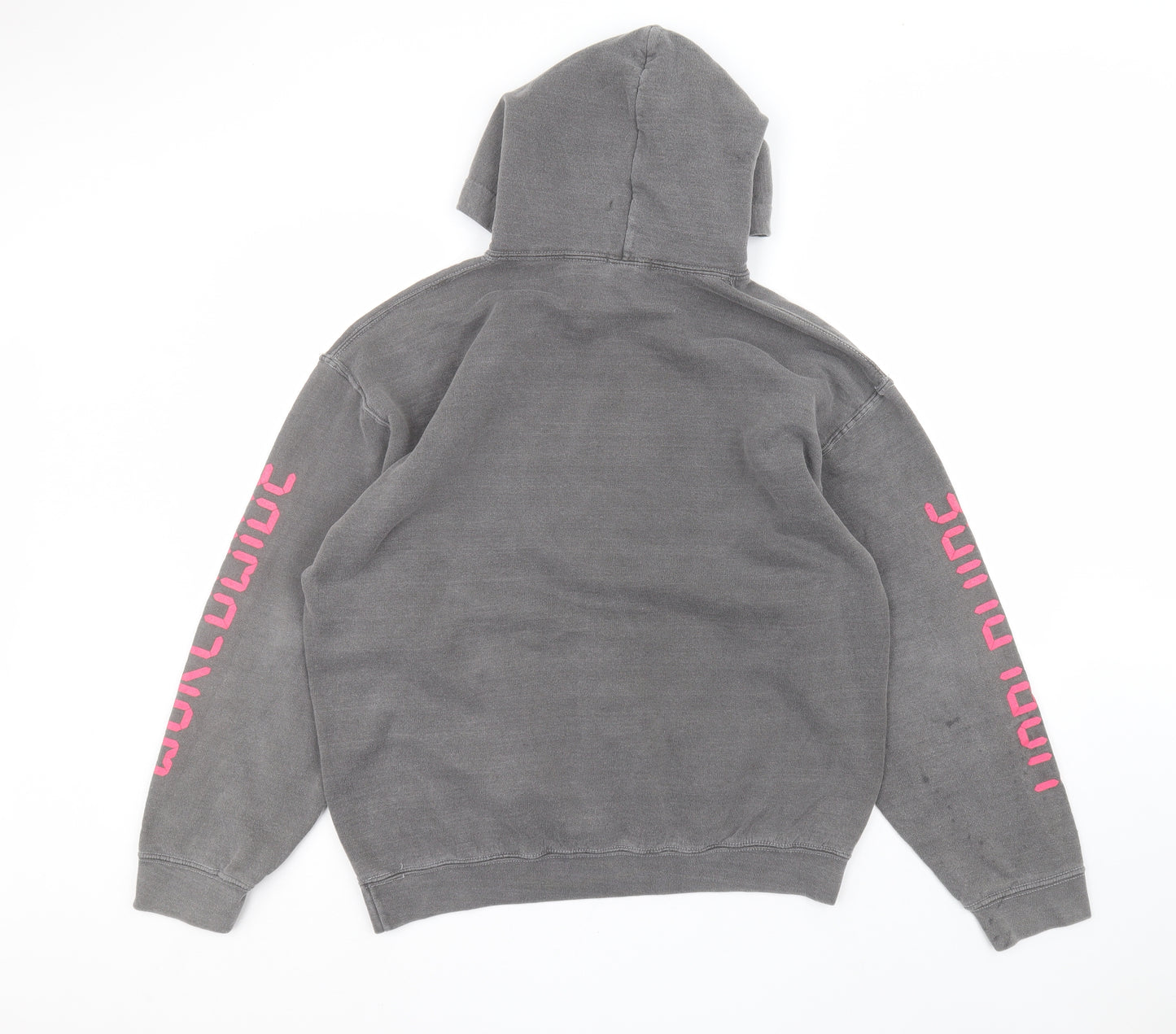 PRETTYLITTLETHING Mens Black   Pullover Hoodie Size M
