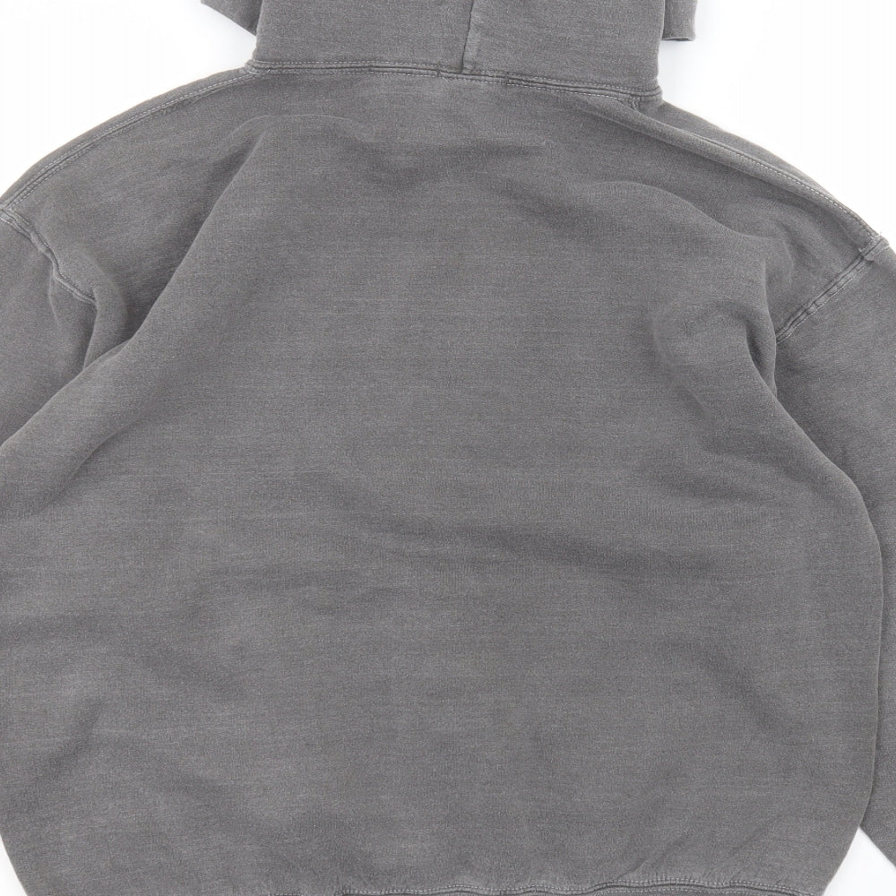 PRETTYLITTLETHING Mens Black   Pullover Hoodie Size M