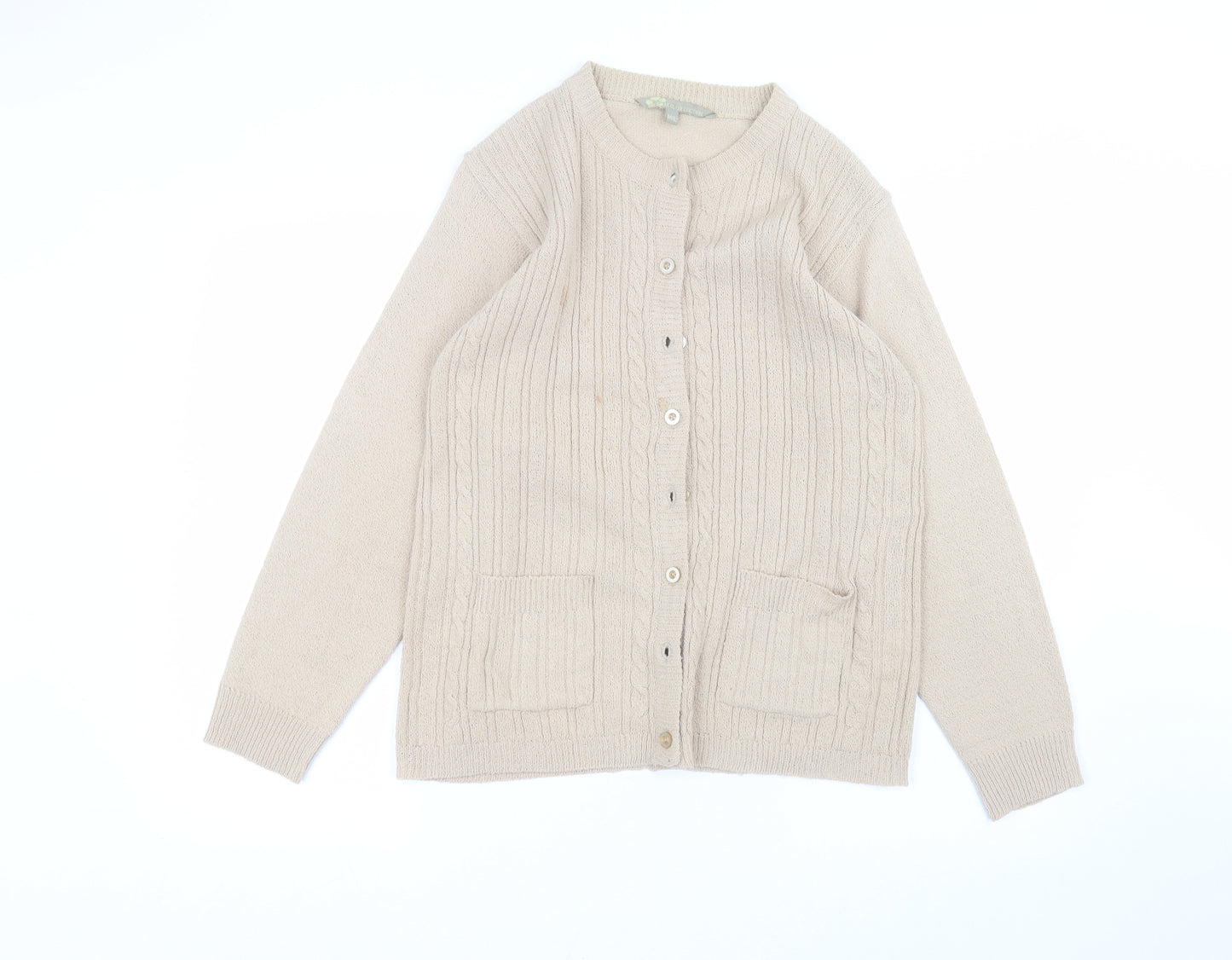 Akal Collection Womens Brown   Cardigan Jumper Size M