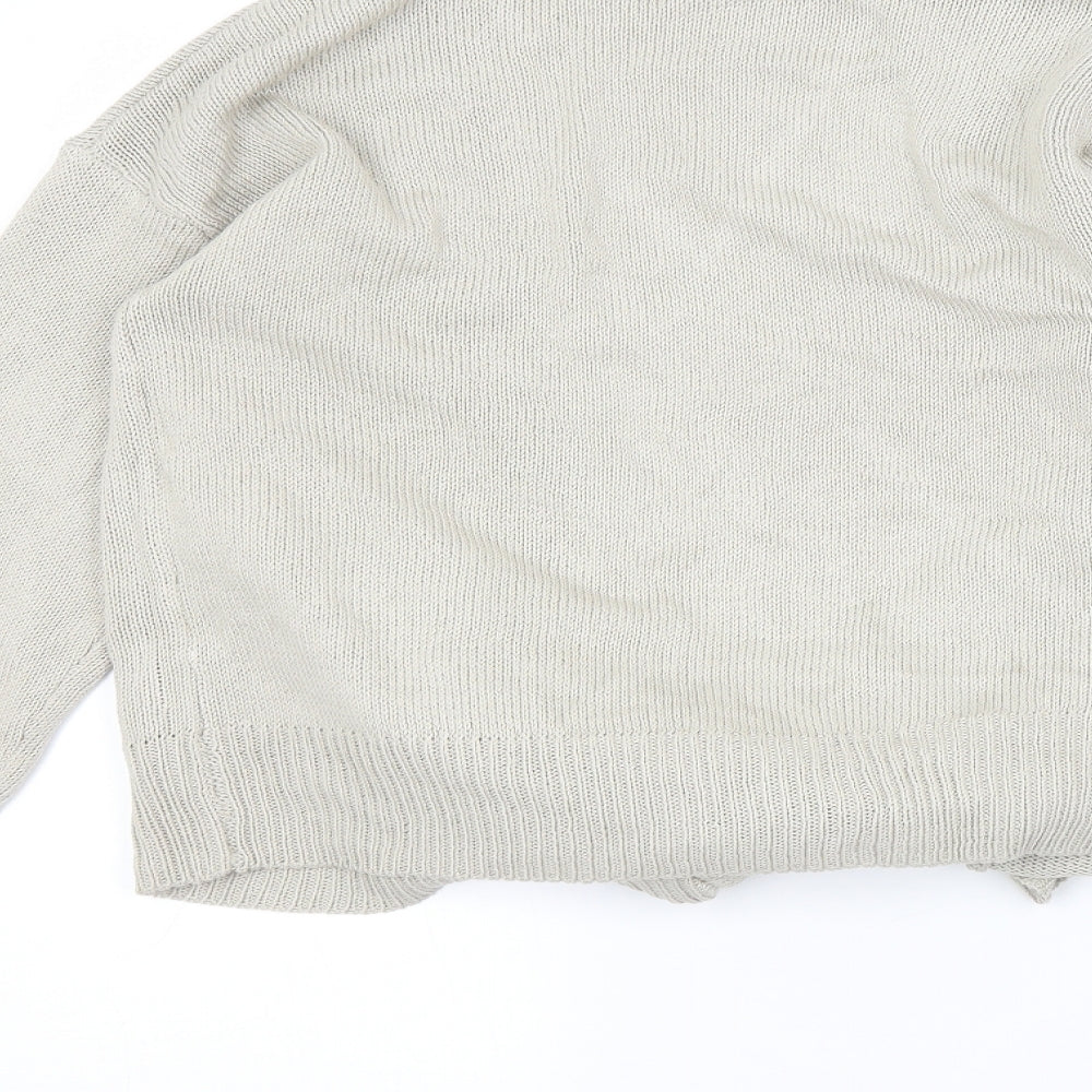 Zara Womens Brown   Cardigan Jumper Size M