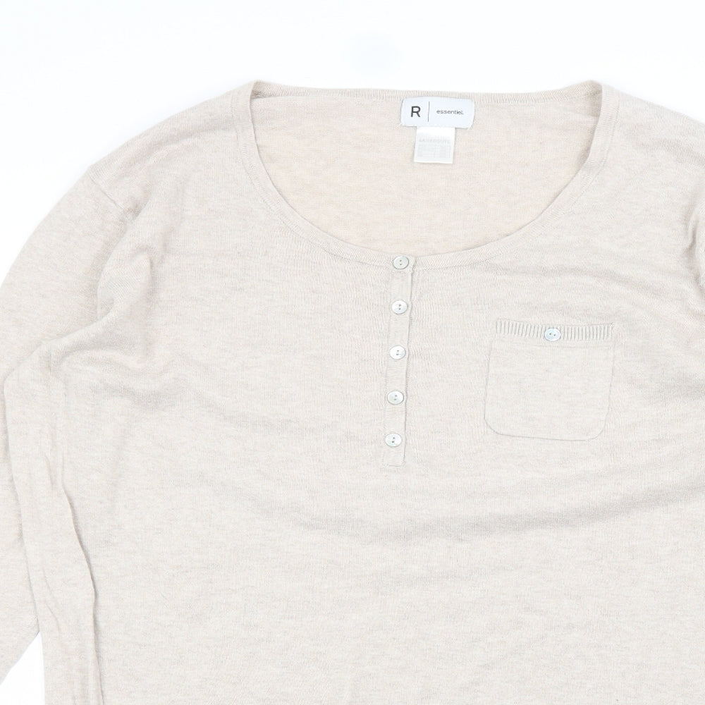 La Redoute Womens Brown   Basic T-Shirt Size 22