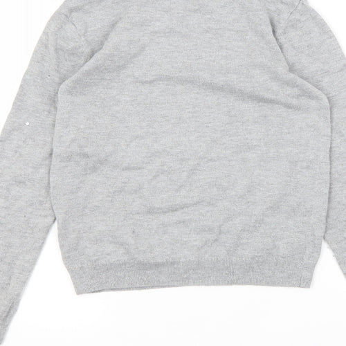 H&M Girls Grey   Pullover Jumper Size 7-8 Years