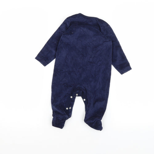 Primark Baby Blue Solid  Babydoll One Piece Size 6-9 Months
