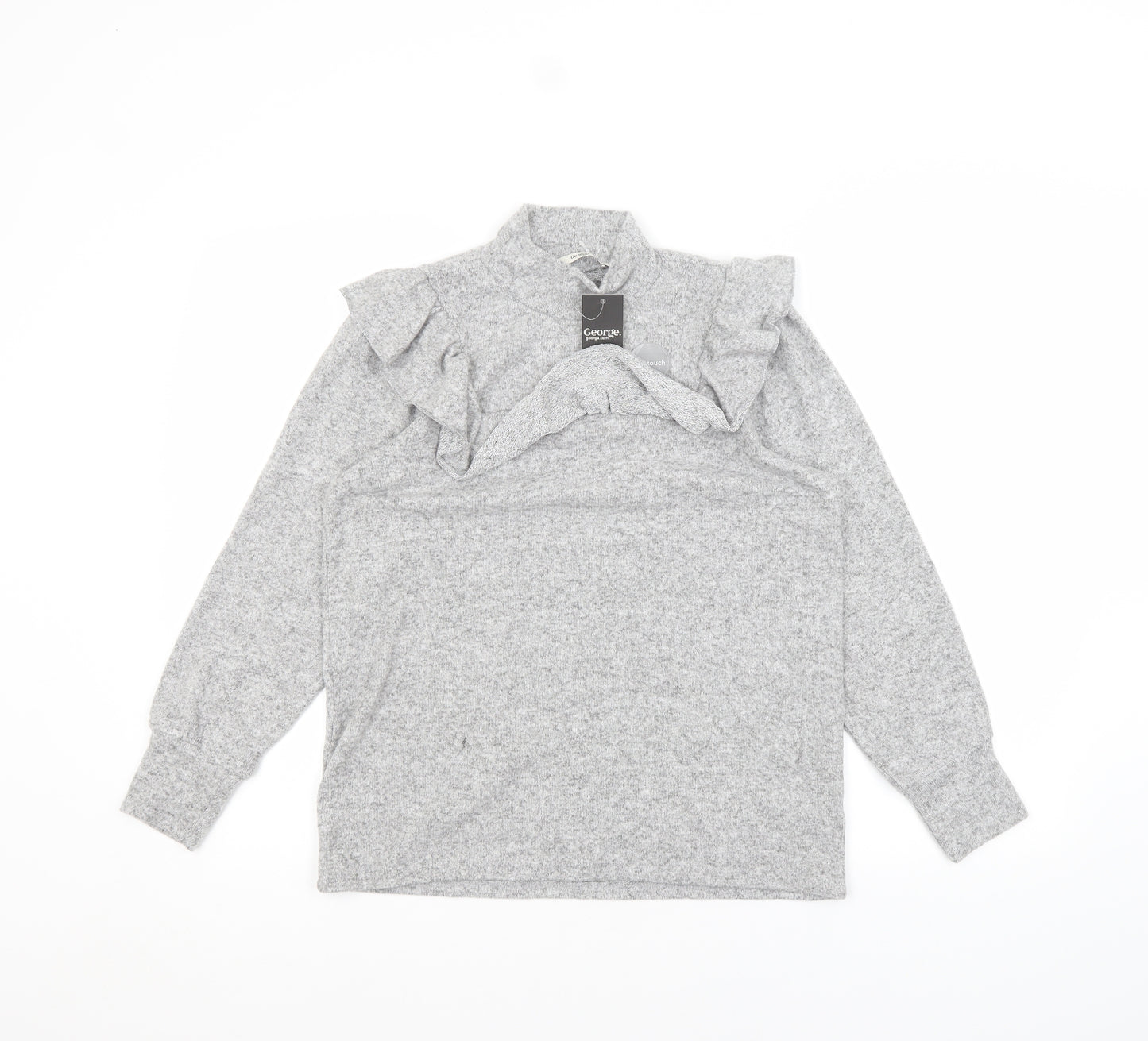 George Womens Grey   Basic T-Shirt Size M