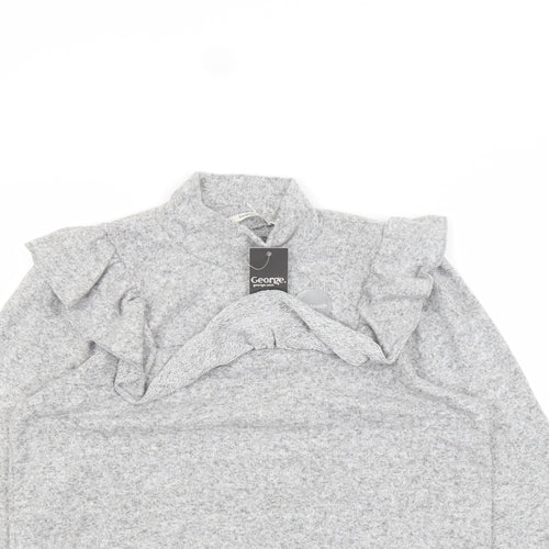 George Womens Grey   Basic T-Shirt Size M