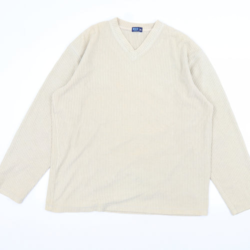 NICO Womens Beige   Pullover Jumper Size XL
