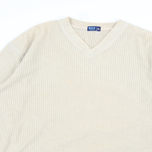 NICO Womens Beige   Pullover Jumper Size XL