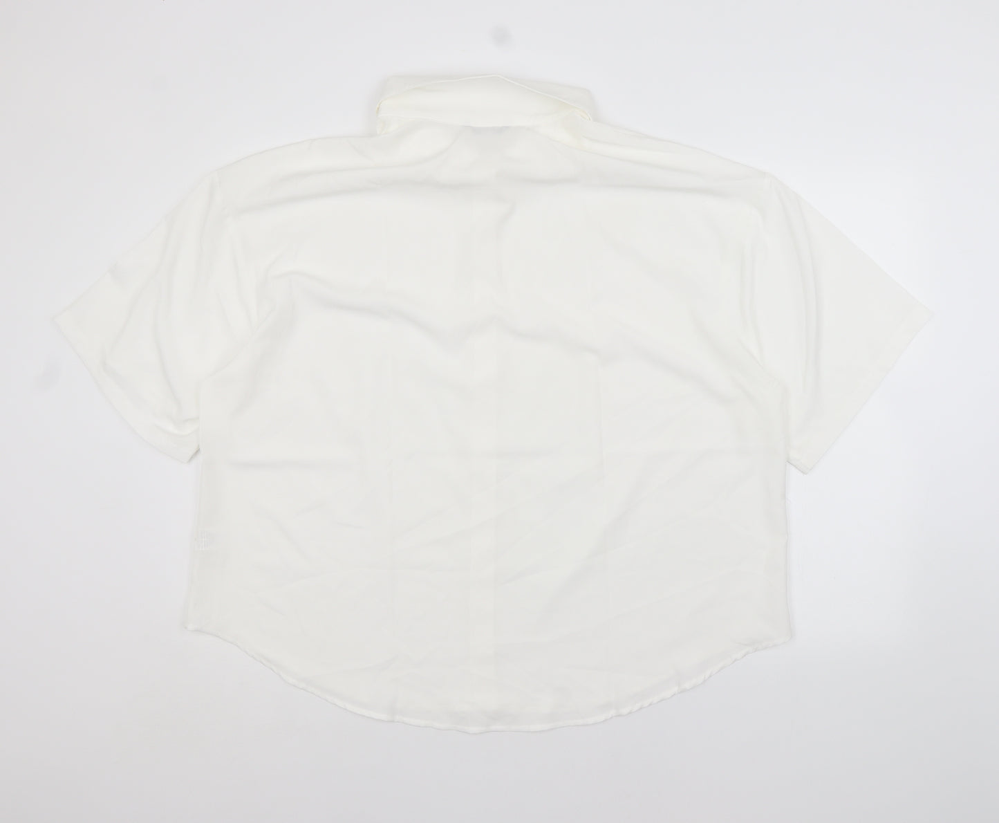 SheIn Womens White   Basic Button-Up Size 3XL