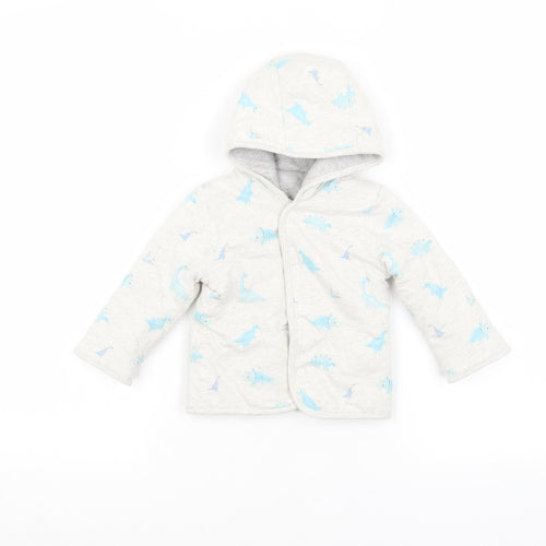 George Baby Grey   Parka Coat Size 3-6 Months