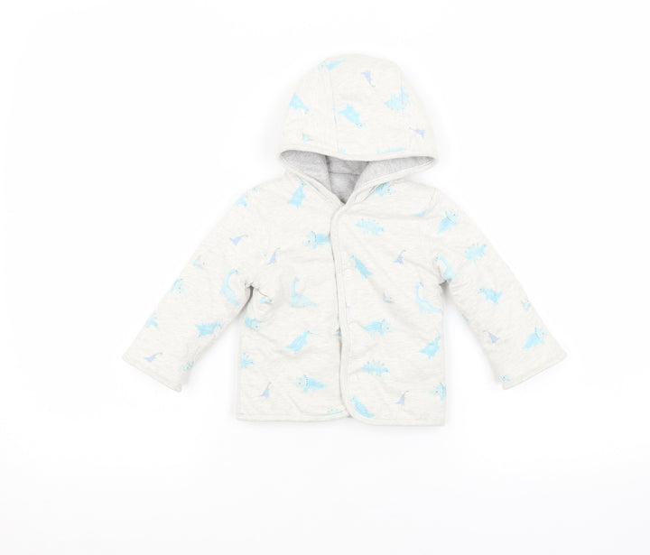 George Baby Grey   Parka Coat Size 3-6 Months