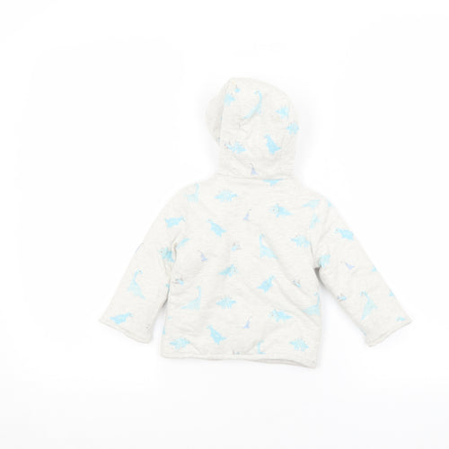 George Baby Grey   Parka Coat Size 3-6 Months