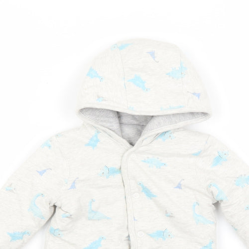 George Baby Grey   Parka Coat Size 3-6 Months