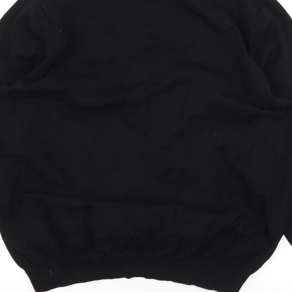 George Mens Black   Cardigan Jumper Size L