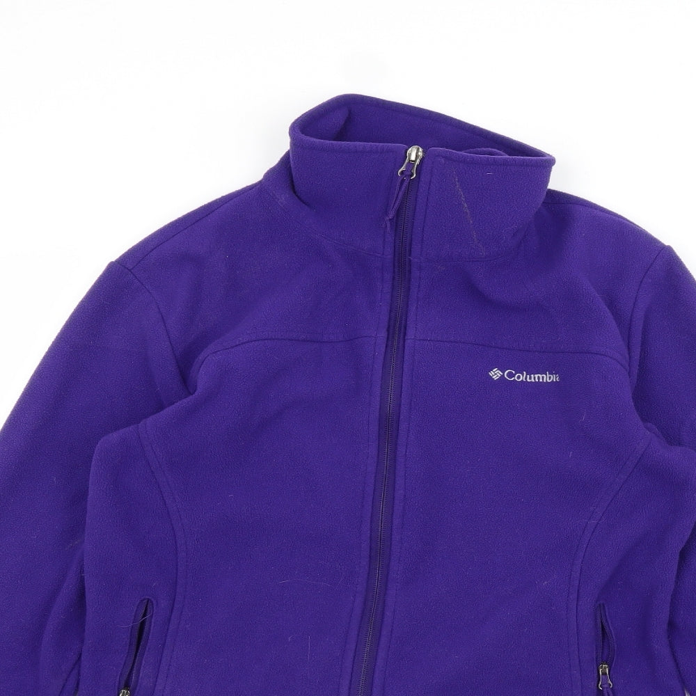 Columbia Womens Purple   Full Zip Jumper Size S