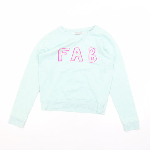 Matalan Girls Green   Pullover Jumper Size 13 Years