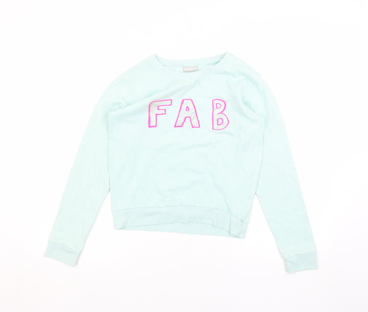 Matalan Girls Green   Pullover Jumper Size 13 Years