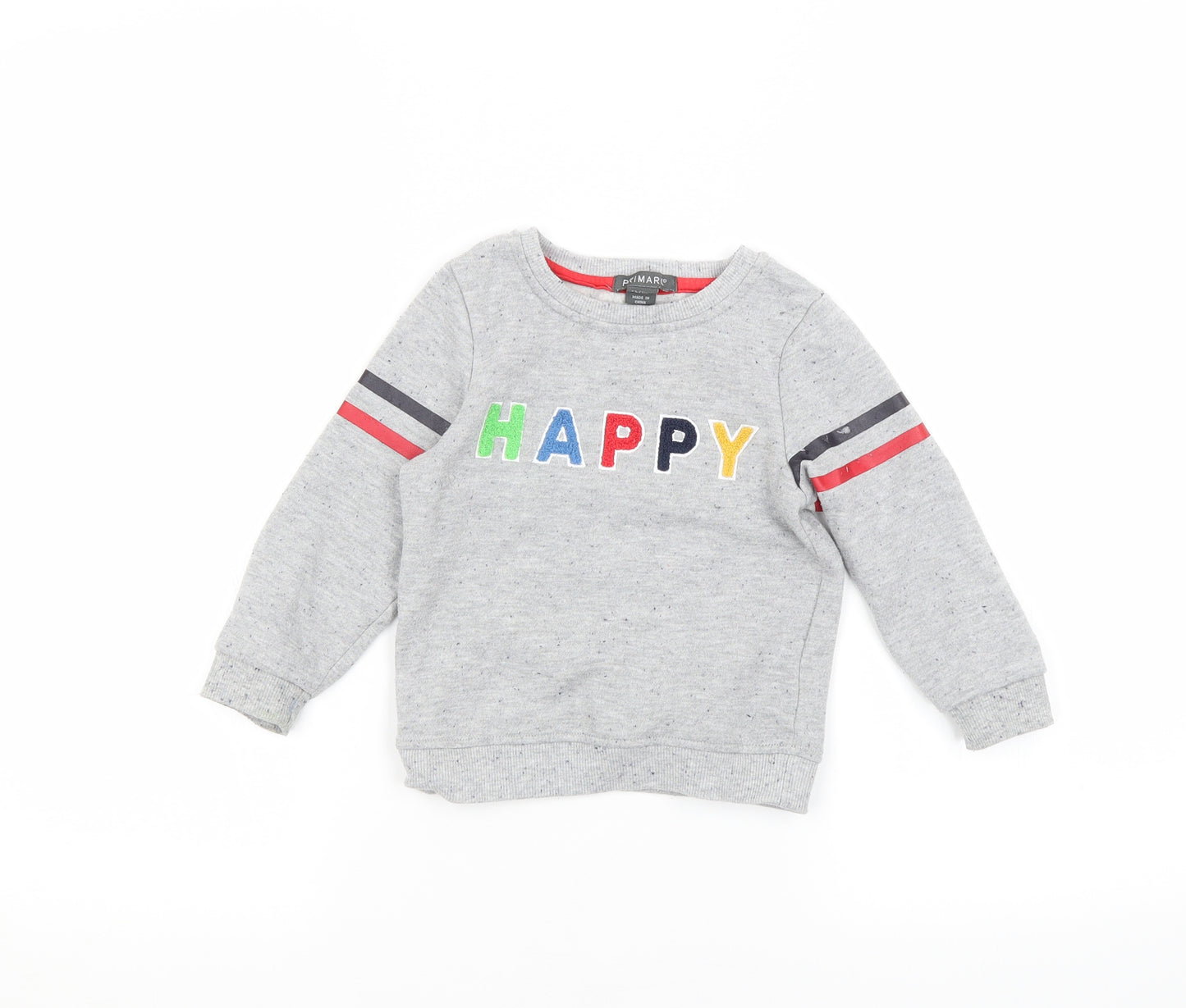 Primark  Grey   Pullover Jumper Size 24 Months