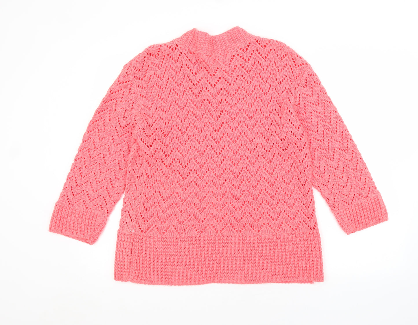 Preworn Womens Pink   Cardigan Jumper Size M