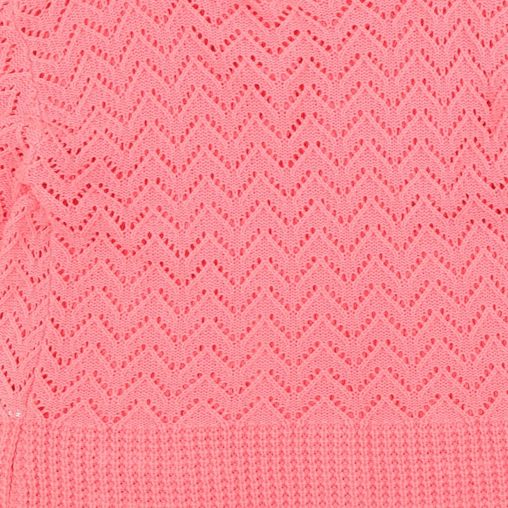 Preworn Womens Pink   Cardigan Jumper Size M