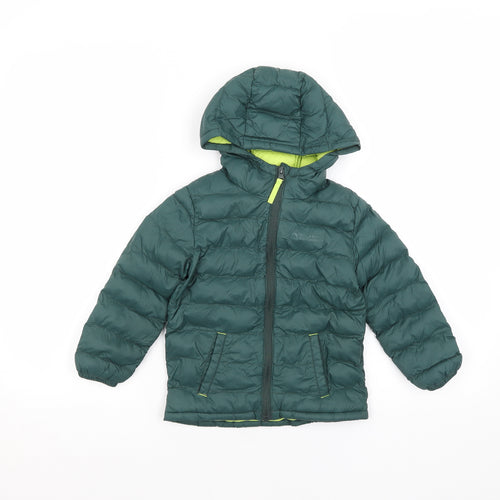 Mountain Warehouse Boys Green   Puffer Jacket Coat Size 2-3 Years
