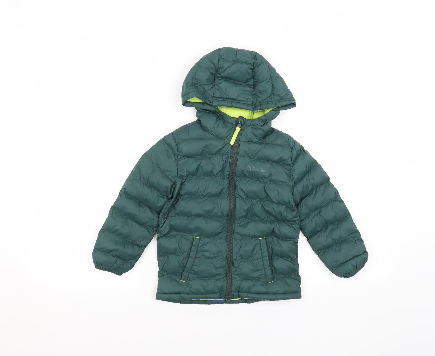 Mountain Warehouse Boys Green   Puffer Jacket Coat Size 2-3 Years