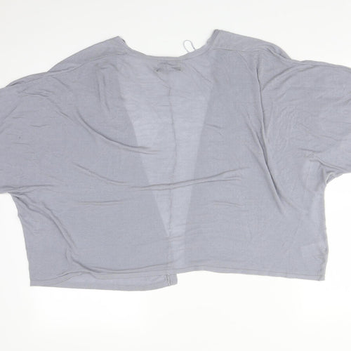 Papaya Womens Grey   Cardigan Jumper Size L