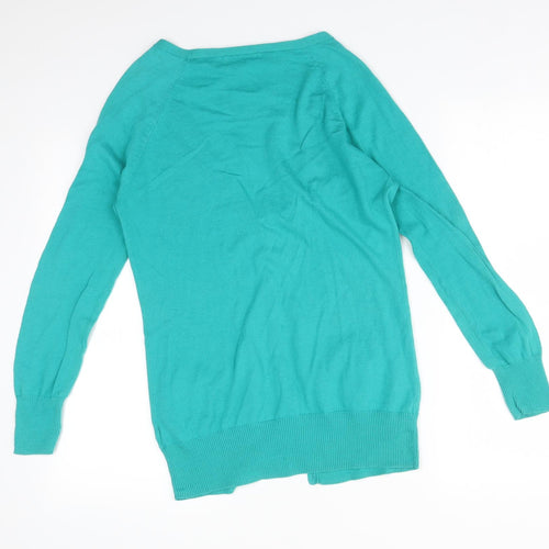 South Womens Green   Cardigan Jumper Size 12