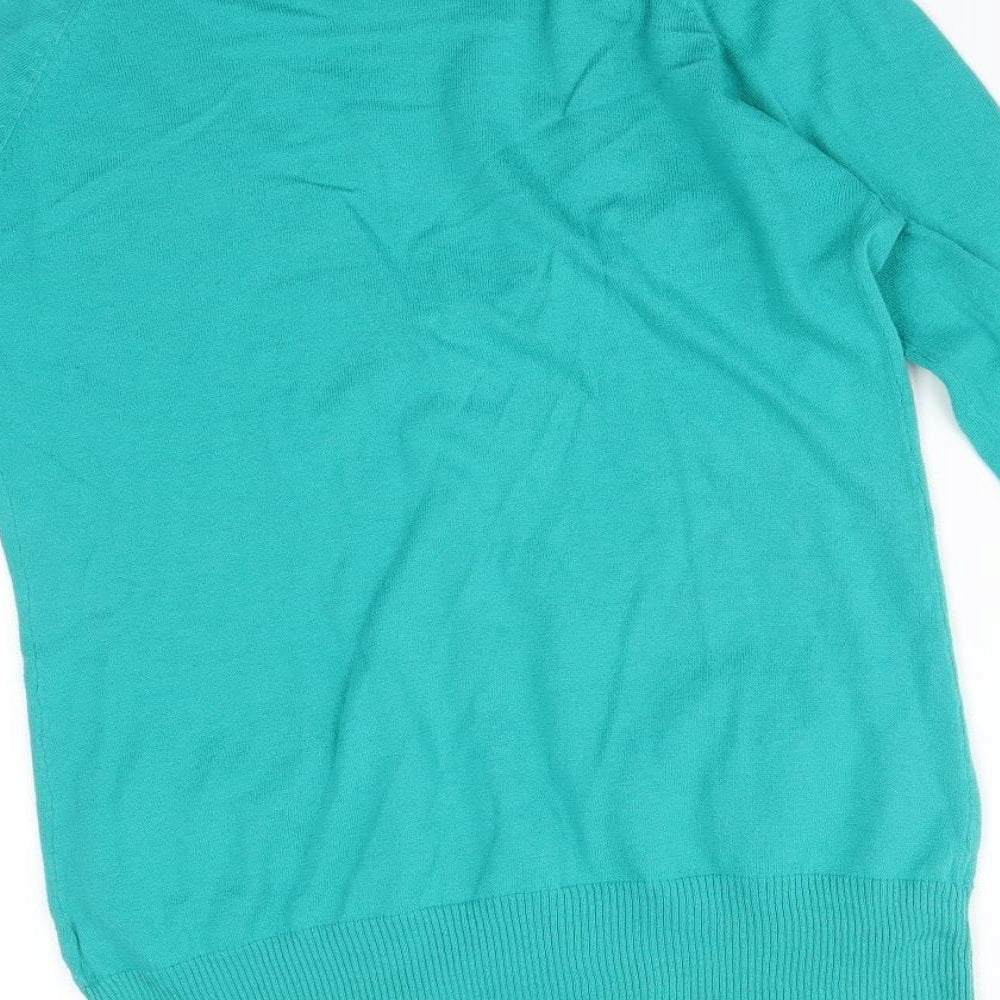 South Womens Green   Cardigan Jumper Size 12