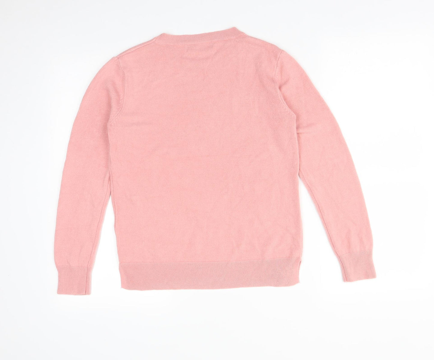 M&S Womens Pink   Pullover Sweatshirt Size 10