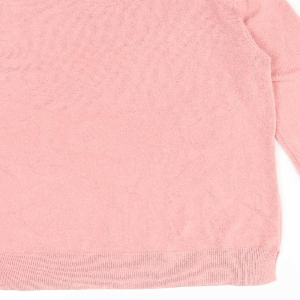 M&S Womens Pink   Pullover Sweatshirt Size 10