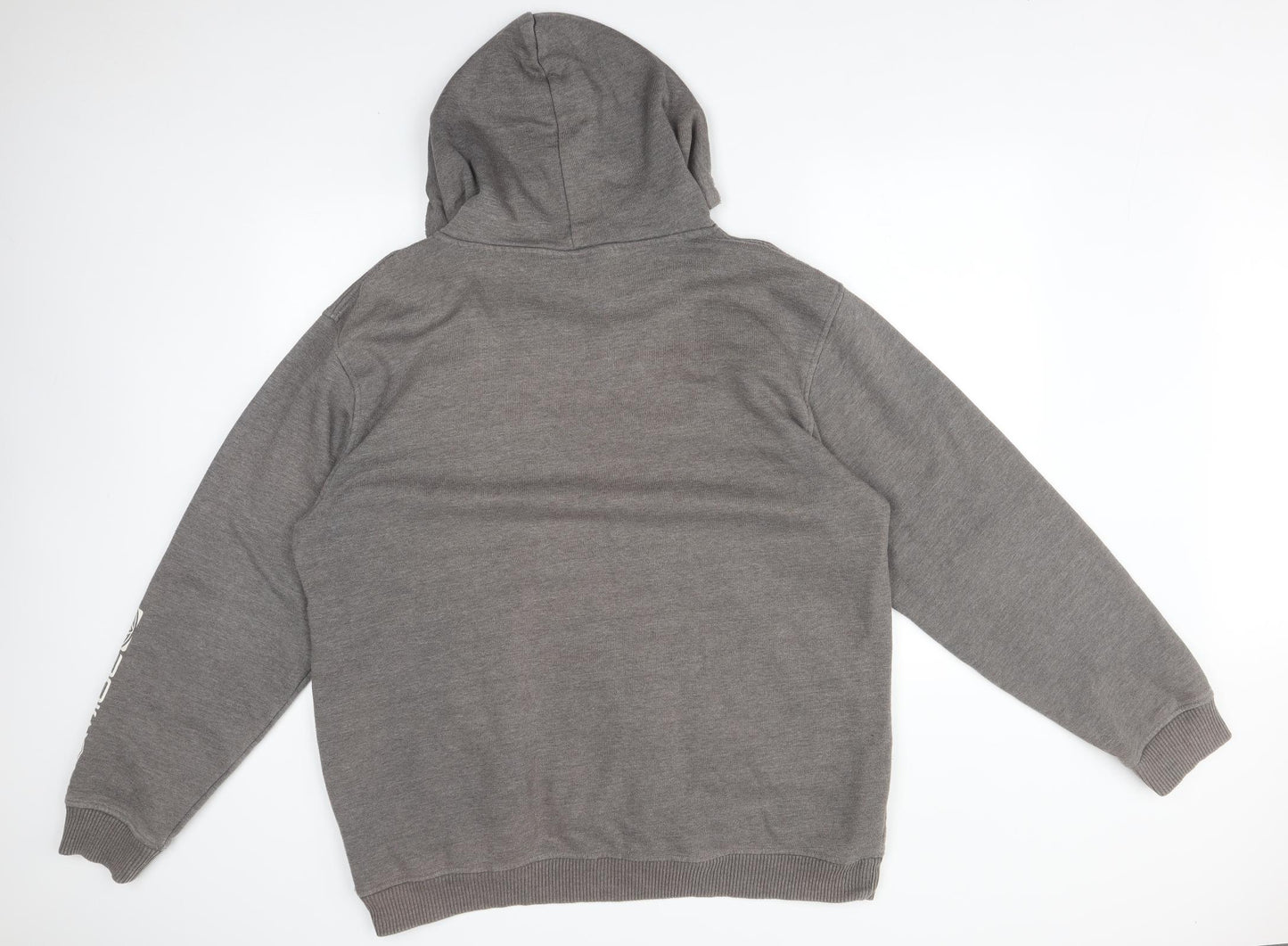 Animal Mens Grey   Pullover Hoodie Size 2XL