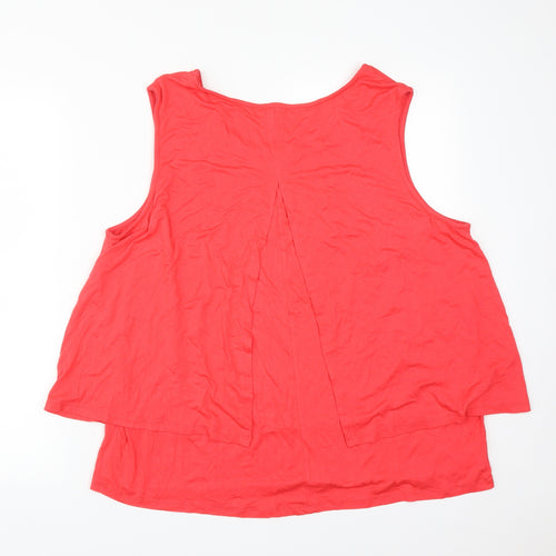 INTUITION Womens Pink   Basic T-Shirt Size 22
