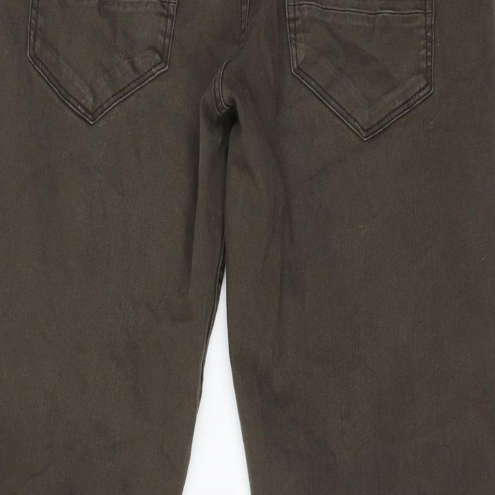 George Mens Green   Straight Jeans Size 36 L32 in