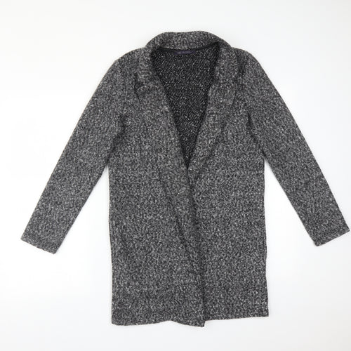 M&S Womens Grey   Trench Coat Coat Size 8