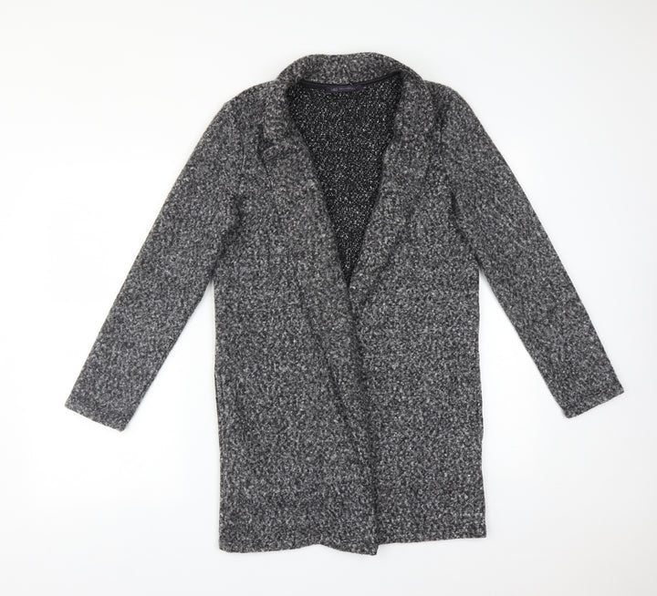 M&S Womens Grey Trench Coat Coat Size 8