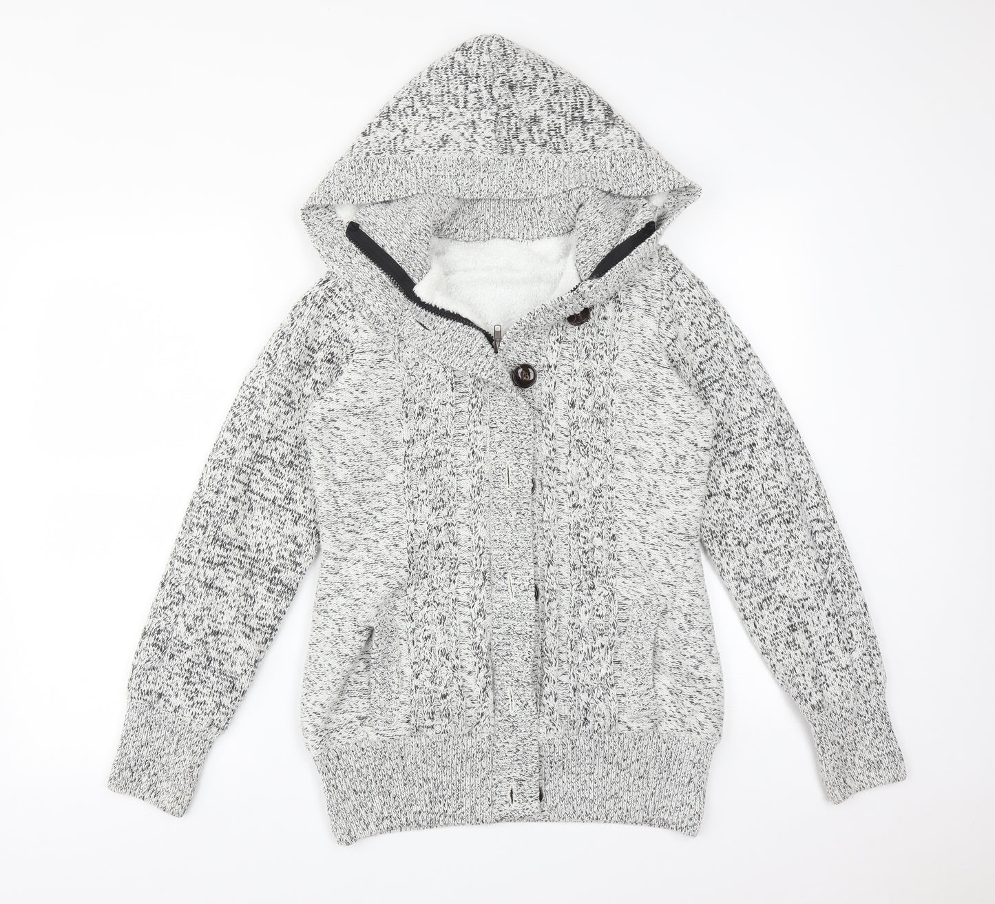 Preworn Womens Multicoloured   Full Zip Hoodie Size S