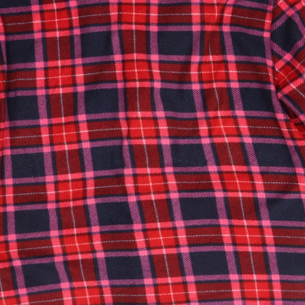 M&S Womens Multicoloured Check   Pyjama Top Size 14