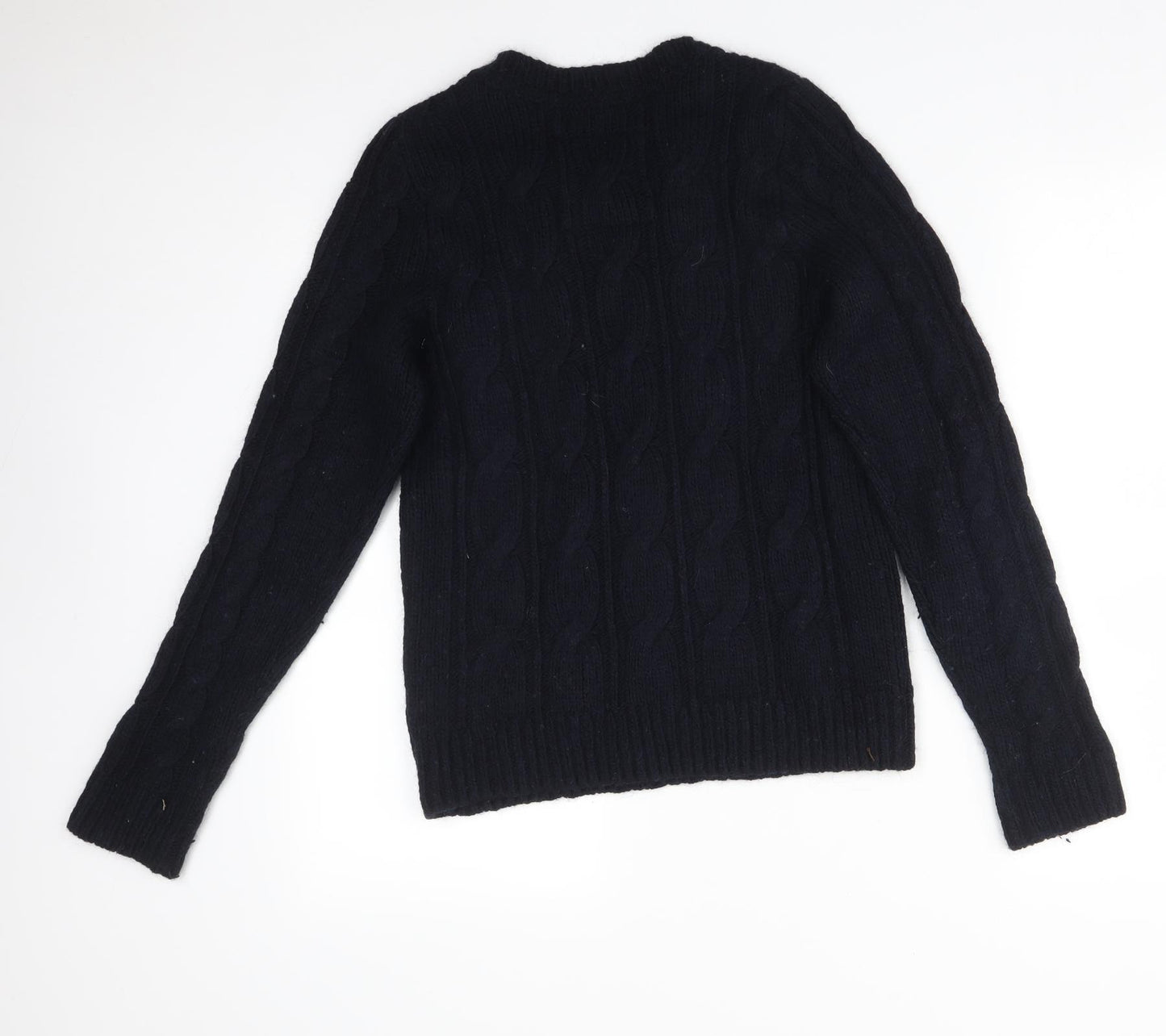 Abercrombie & Fitch Mens Blue Striped  Pullover Jumper Size L