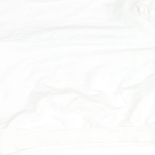 LILLE MINDS Girls White   Pullover Sweatshirt Size 8-9 Years  - UNICORN